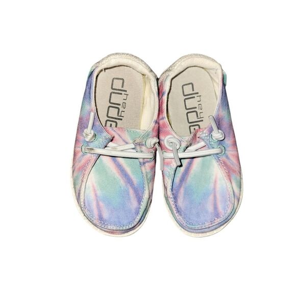 Hey Dude Kids Tie-Dye Shoes sizes 5. ^ - Picture 1 of 7
